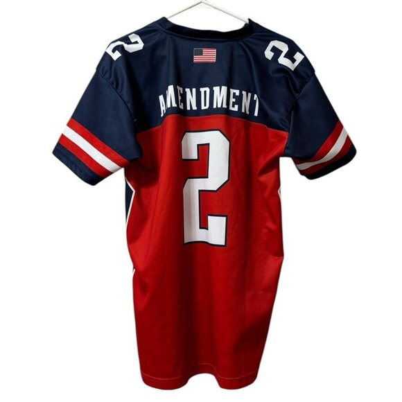 Greater Half USA AMENDMENT Shirt Jersey Size Medium Patriotic Lightweight‎ - Picture 2 of 13